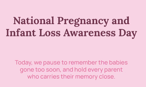Pregnancy and Infant Loss Remembrance Day - The Pink Elephants Support ...